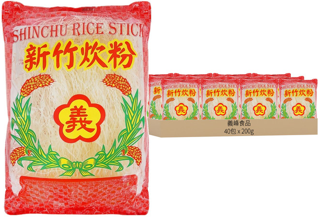 義峰食品 新竹炊粉, 200g, 40包
