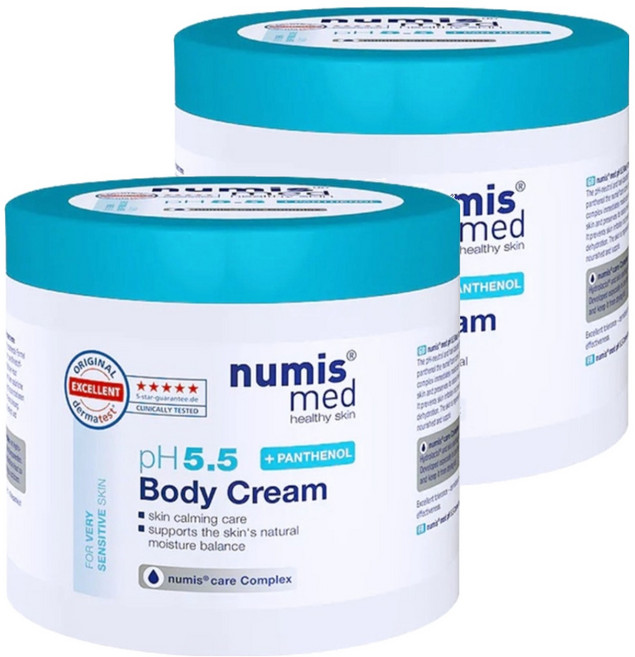 numis med 樂美思 pH5.5身體乳霜, 400ml, 2罐