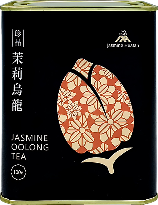 Jasmine Huatan 茉莉花壇夢想館 珍品 茉莉烏龍, 100g, 1罐, 1入