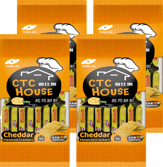 CTC HOUSE 奇比樂 起士餅, 320g, 4袋