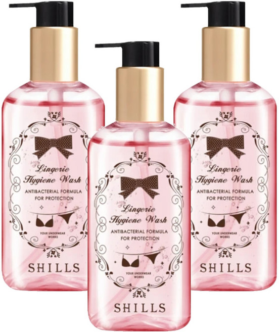 SHILLS 舒兒絲 私密衣物抗菌手洗精, 3瓶, 200ml