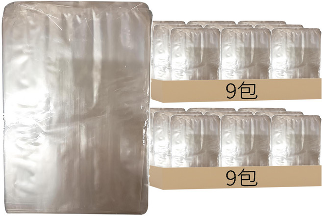 PP塑膠袋 7 x 5吋(17 x 12 x 0.035cm) 1lb, 18包, 17 x 12 x 0.035cm