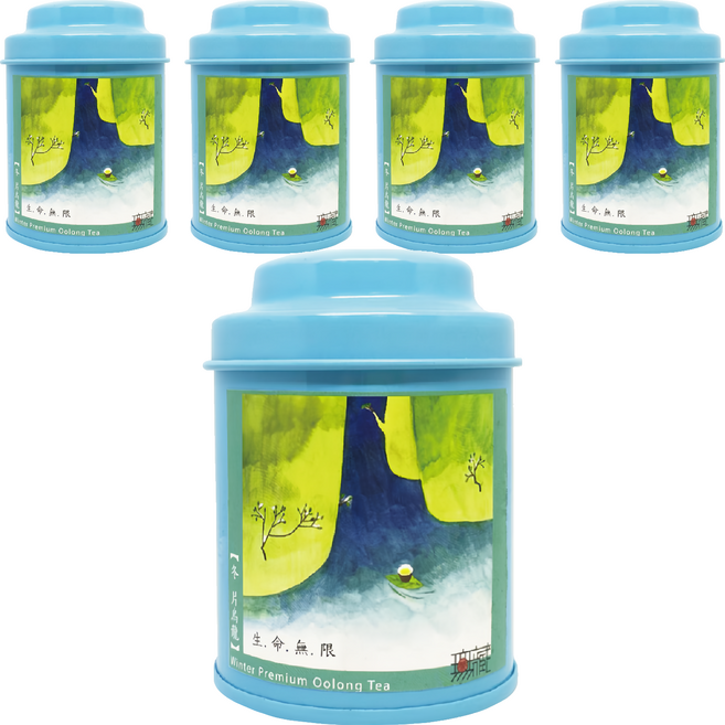 無藏茗茶 阿里山故事茶 冬片烏龍, 18g, 1罐, 5罐