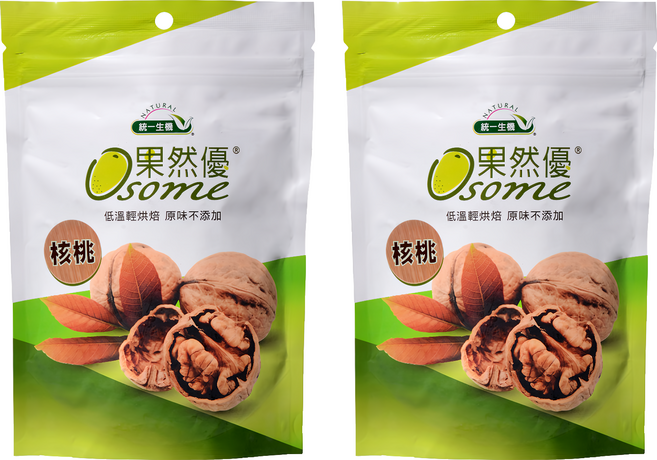 統一生機 Osome 果然優 核桃, 150g, 2包