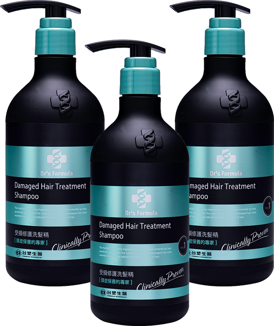 台塑生醫 Dr's Formula 受損修護洗髮精, 580g, 3件