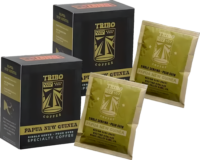TRIBO COFFEE 新幾內亞 瓦吉谷地 濾掛式咖啡 中深焙, 11g, 5包, 2盒