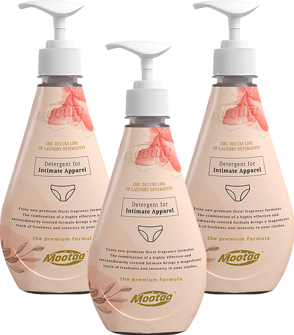 Mootaa 私密貼身衣物清潔劑, 300ml, 3瓶