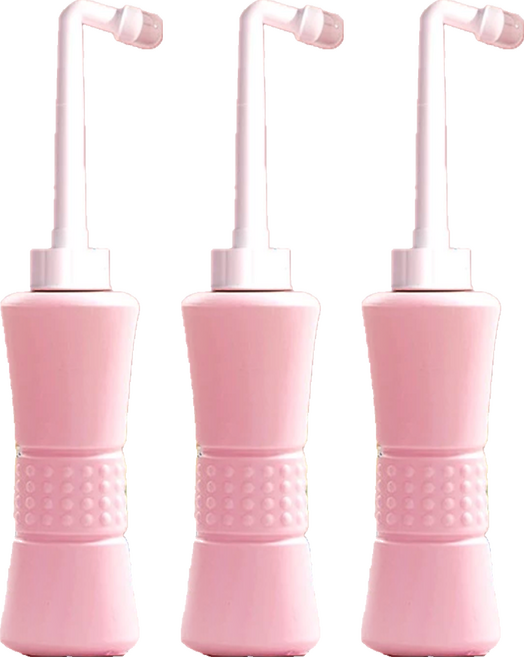 攜帶式沖洗器(C)500ml-粉色 ABS、PP材質, 3個