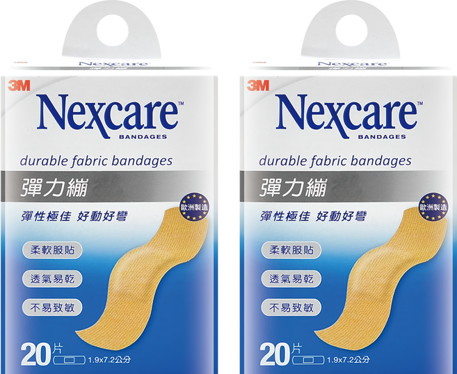 3M 彈力繃, 2組, 20片
