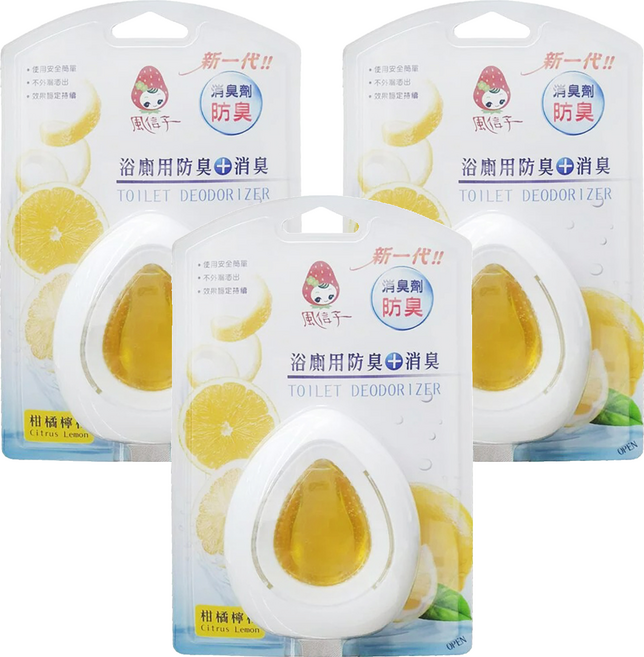風信子HYASINTH 浴廁用消臭劑 12mL 持久90天, 3個