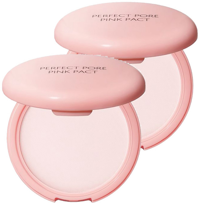 THe SaeM 得鮮 完美控油蜜粉餅 11g, 粉色, 2個