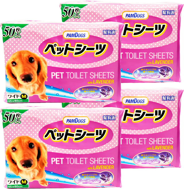 PAMDOGS 幫狗適 寵物尿布 薰衣草香, 4包, 50片