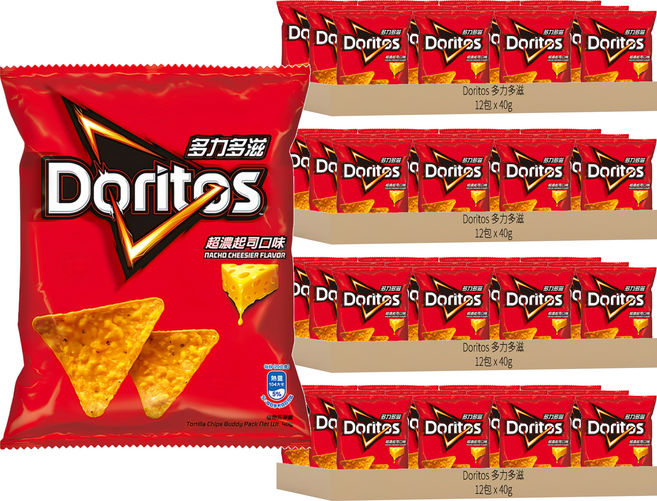 Doritos 多力多滋 玉米片 超濃起司, 40g, 48包