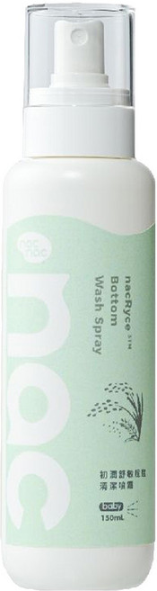 nac nac 初潤舒敏屁屁清潔噴霧, 1個, 150ml