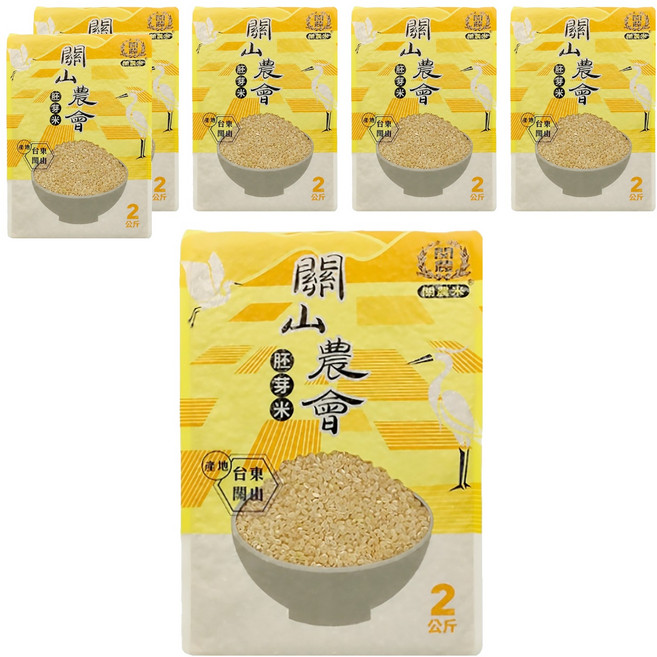 關山鎮農會 胚芽米, 2kg, 6包