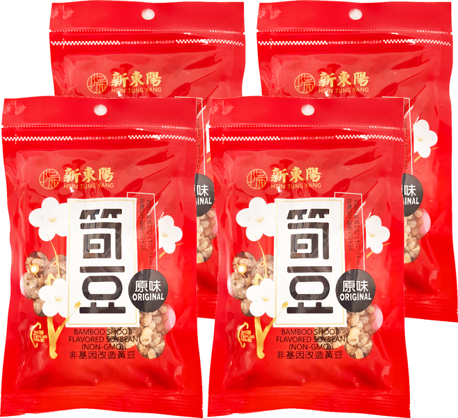 新東陽 原味筍豆 非基因改造黃豆, 150g, 4包
