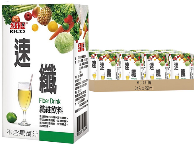 速纖 纖維飲料, 250ml, 24入