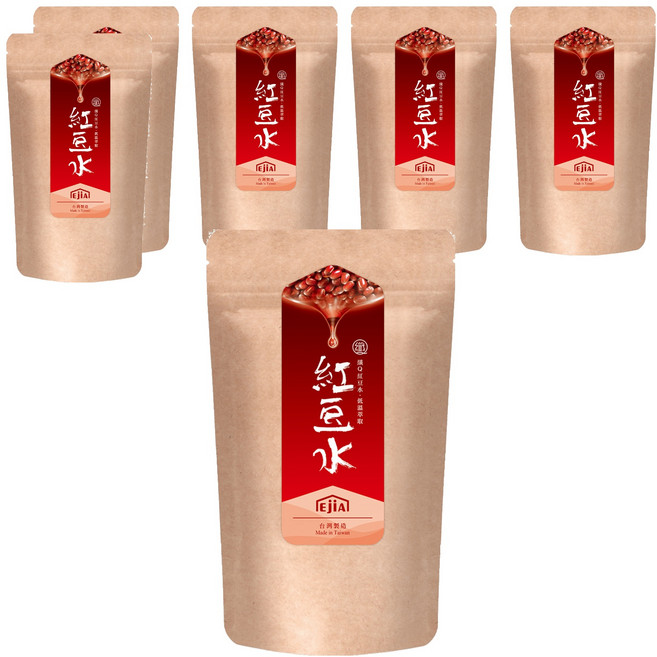 易珈生技 纖Q好手藝 紅豆水, 6袋