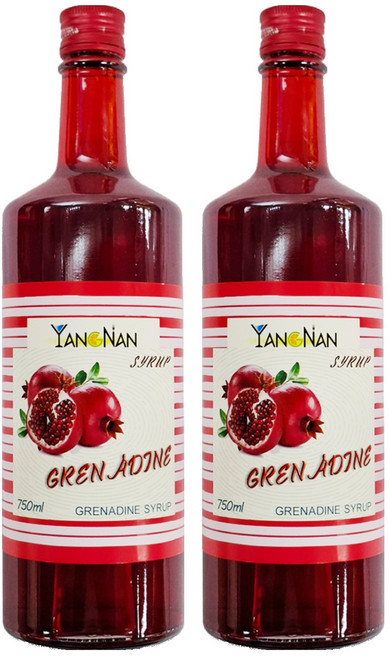 yangnan 仰南 石榴風味糖漿, 750ml, 2瓶