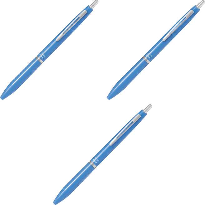PILOT 百樂 300型 輕油筆 BAC30EFL 0.5mm, 藍色, 3支