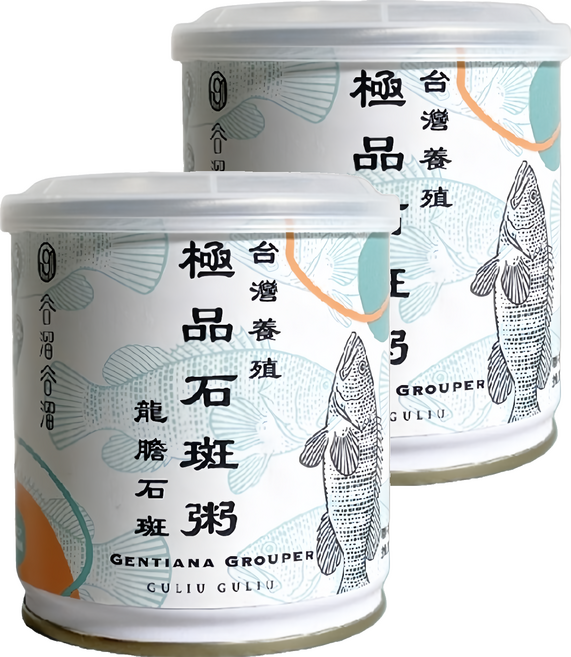 GULIUGULIU 谷溜谷溜 極品石斑粥, 2罐, 300ml