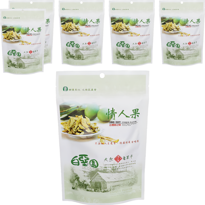 白堊園 情人果, 120g, 6包