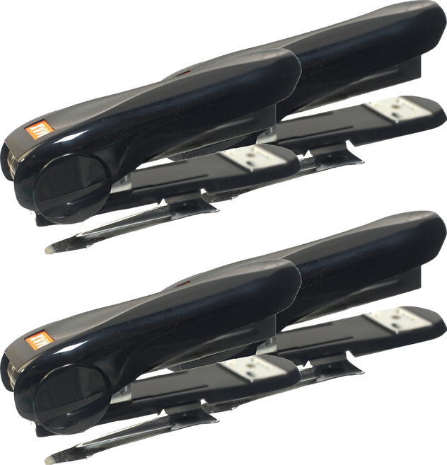 MAX 美克司 釘書機 HD-50R 帶除針器, 黑色, 4個
