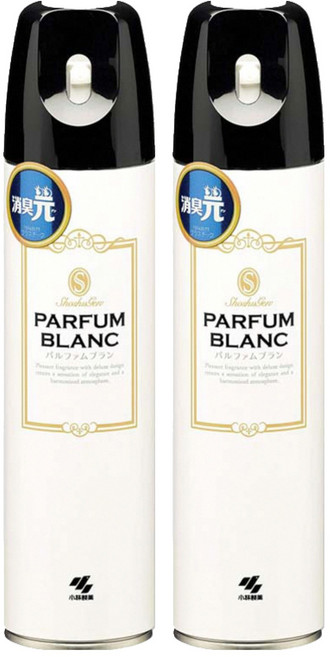 KOBAYASHI 小林製藥 廁所芳香噴霧 白-清爽花香 280ml, 清爽花香, 2瓶