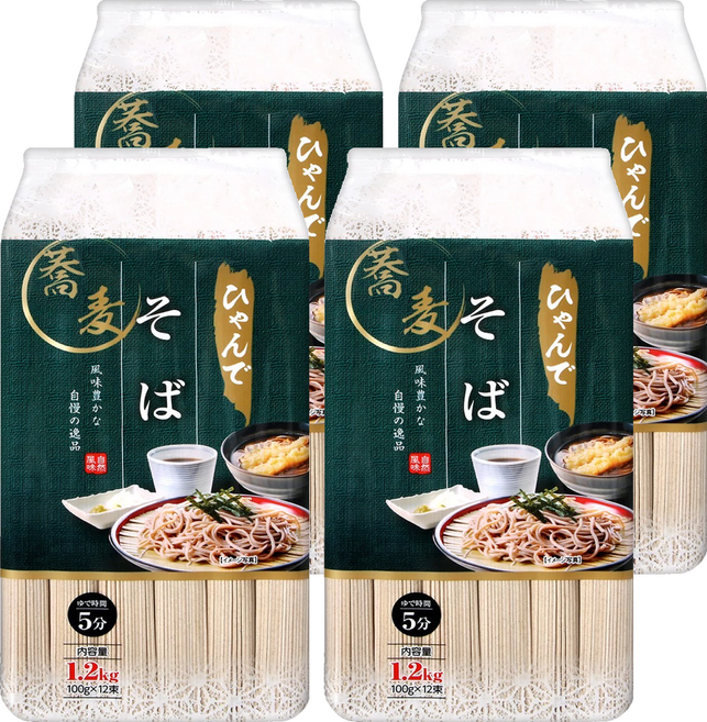 matsudaisoba 松代蕎麥善屋 蕎麥麵, 1.2kg, 4包