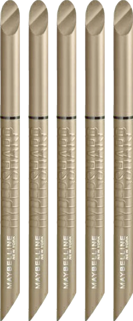 MAYBELLINE 媚比琳 台灣公司貨 36H極限持久激細抗暈眼線液 0.4g, 冷萃裸棕, 5件