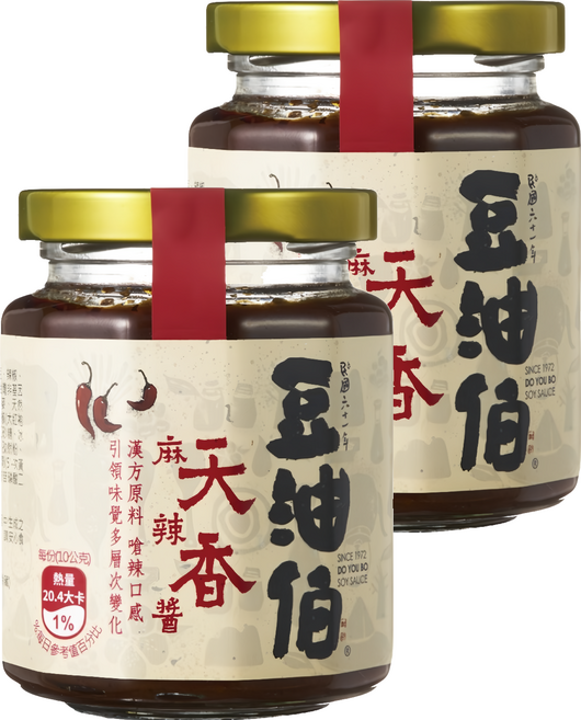 豆油伯 天香麻辣醬, 260g, 2罐