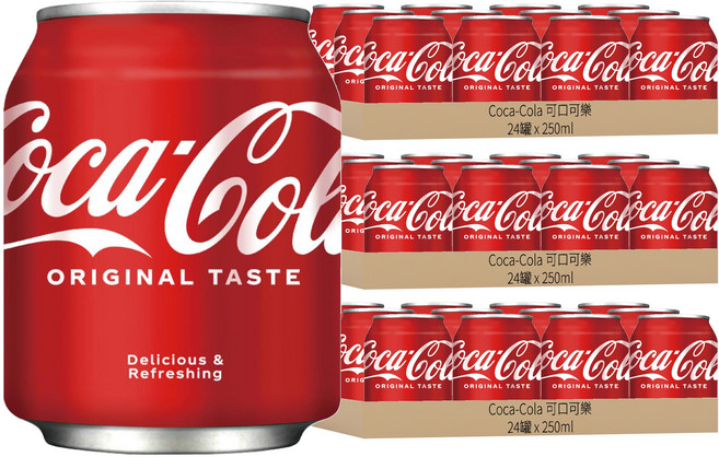 Coca-Cola 可口可樂 汽水, 250ml, 72罐