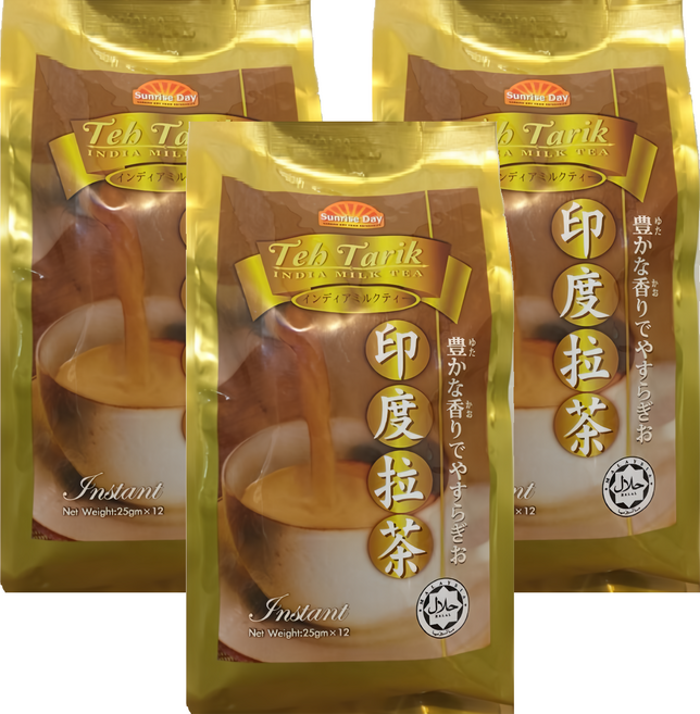 Sunrise Day 初陽 印度拉茶, 25g, 12包, 3袋