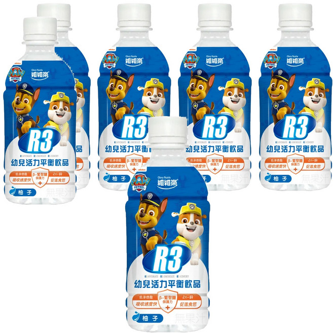 Glory Nutria 維維樂 R3 幼兒活力平衡飲 柚子, 350ml, 6瓶