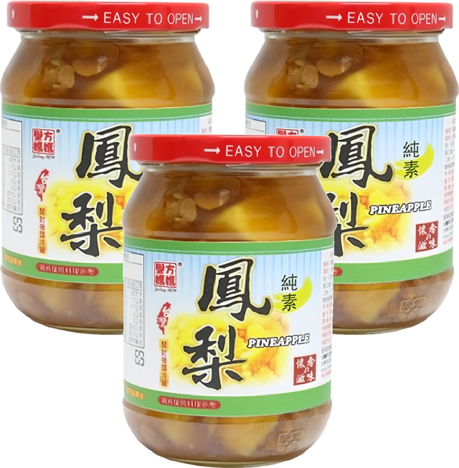 譽方媽媽 蔭鳳梨, 380g, 3罐