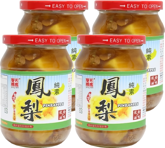 譽方媽媽 蔭鳳梨, 380g, 4罐