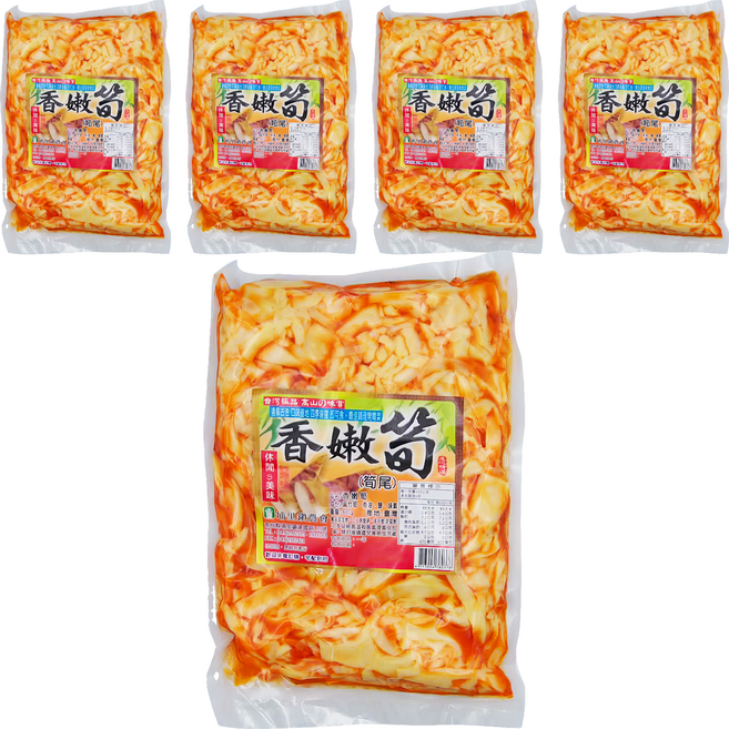 埔里鎮農會 香嫩筍 筍尾, 600g, 5包