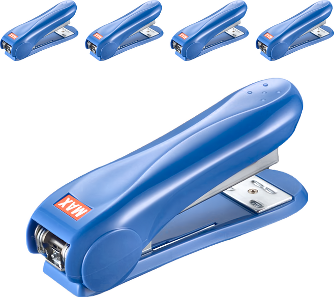 MAX 美克司 新型釘書機 HD-50R, 藍色, 5個