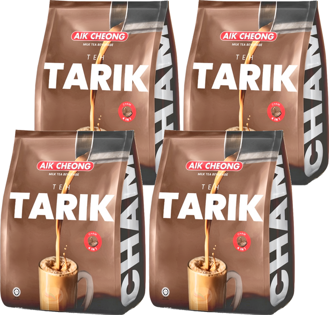 AIK CHEONG 益昌 南洋拉茶 四合一 (鴛鴦奶茶) 456g, 38g, 12包, 4袋