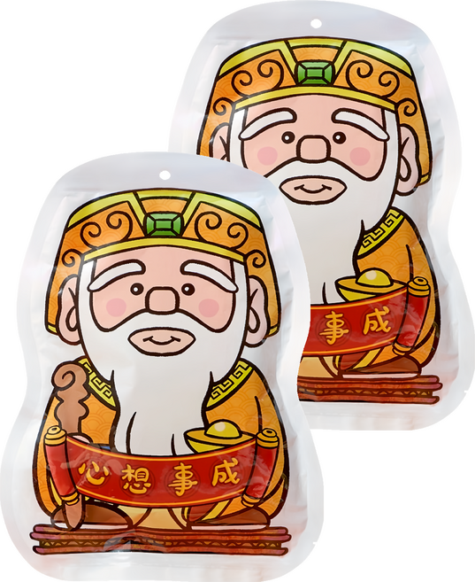 阿罔姨 土地公造型麻糬, 2包, 150g