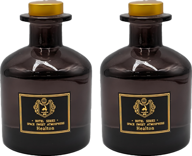 LONGFINE 朗氛 植物精油 無火香薰精油套裝 桂花, 200ml, 2個