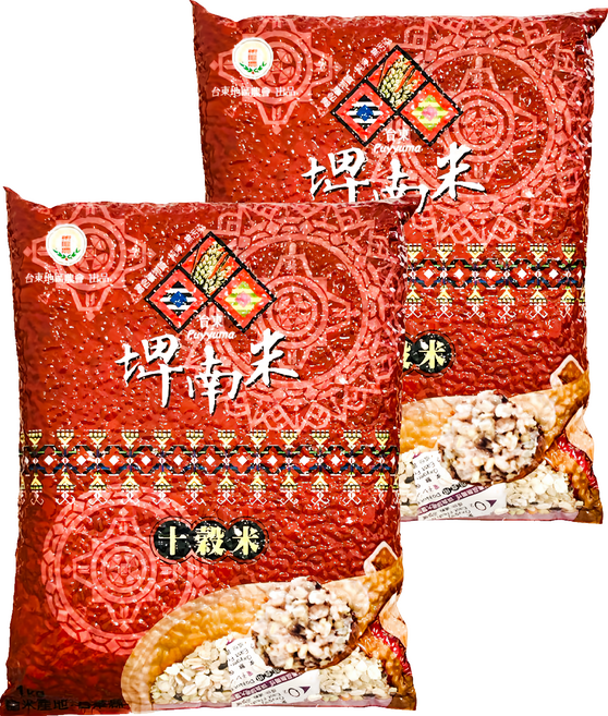 台東地區農會 十穀米, 1kg, 2包
