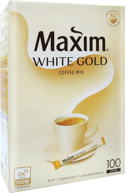 Maxim 麥心 白金經典三合一咖啡, 11.7g, 100條, 1盒