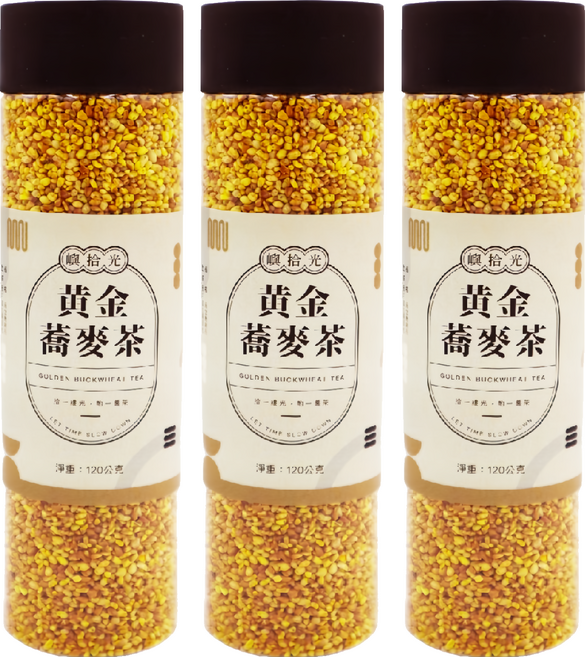 嶼拾光 黃金蕎麥茶, 120g, 3瓶, 1入