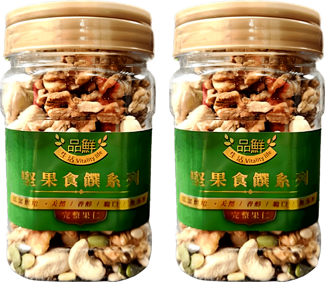 品鮮生活 松子寶綜合堅果, 360g, 2罐