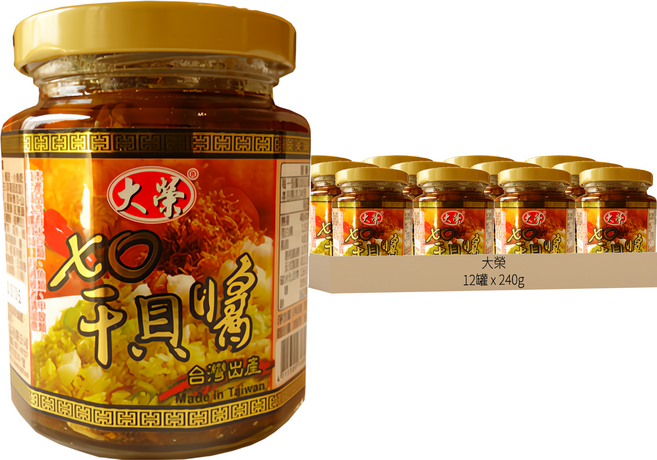 大榮 XO干貝醬, 240g, 12罐