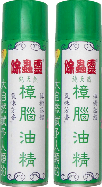 除蟲靈 純天然樟腦油精, 550ml, 2瓶
