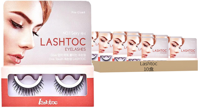 lashtoc 一觸式假睫毛, 性感, 10盒
