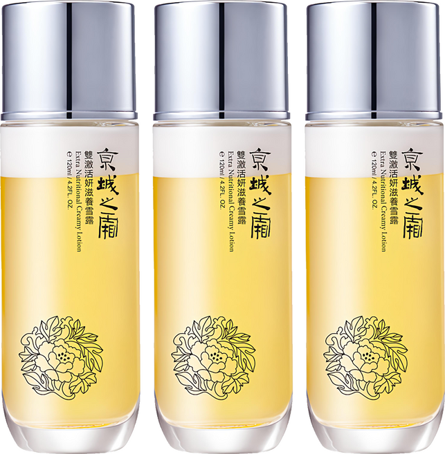 NARUKO 牛爾 京城之霜 台灣公司貨 雙激活妍滋養雪露, 120ml, 3瓶