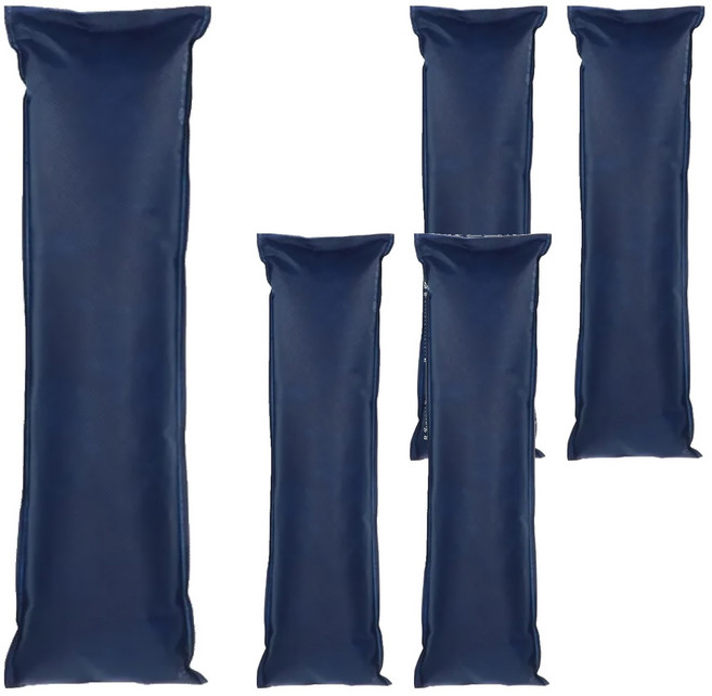 出雲屋炭八 櫥櫃專用窄版調濕木炭 藏青藍, 3L, 5包